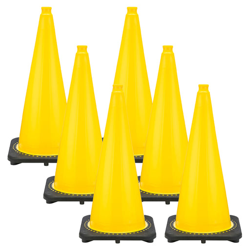 Yellow, 28 Inches, Pack of 6